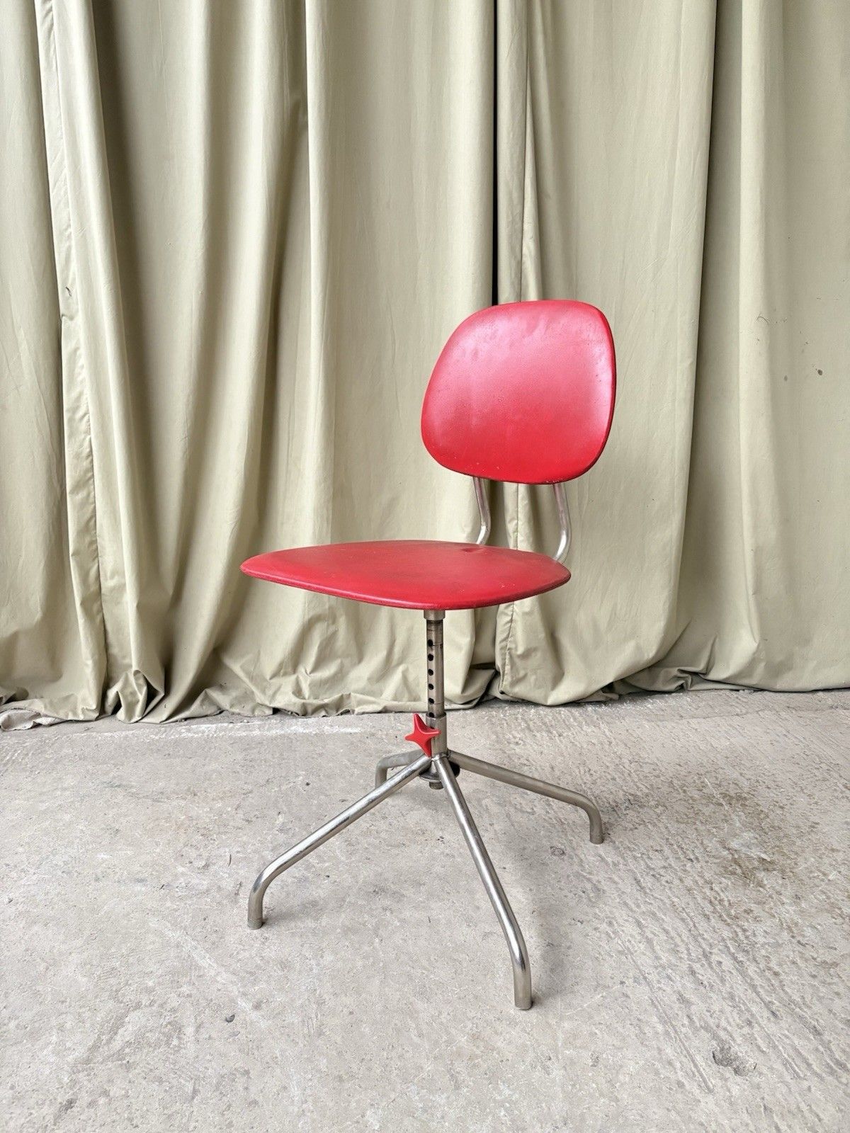 Vtg Mid Century Danish Post Modern  Modernist Desk Task Chair 1191 photo Furniture
