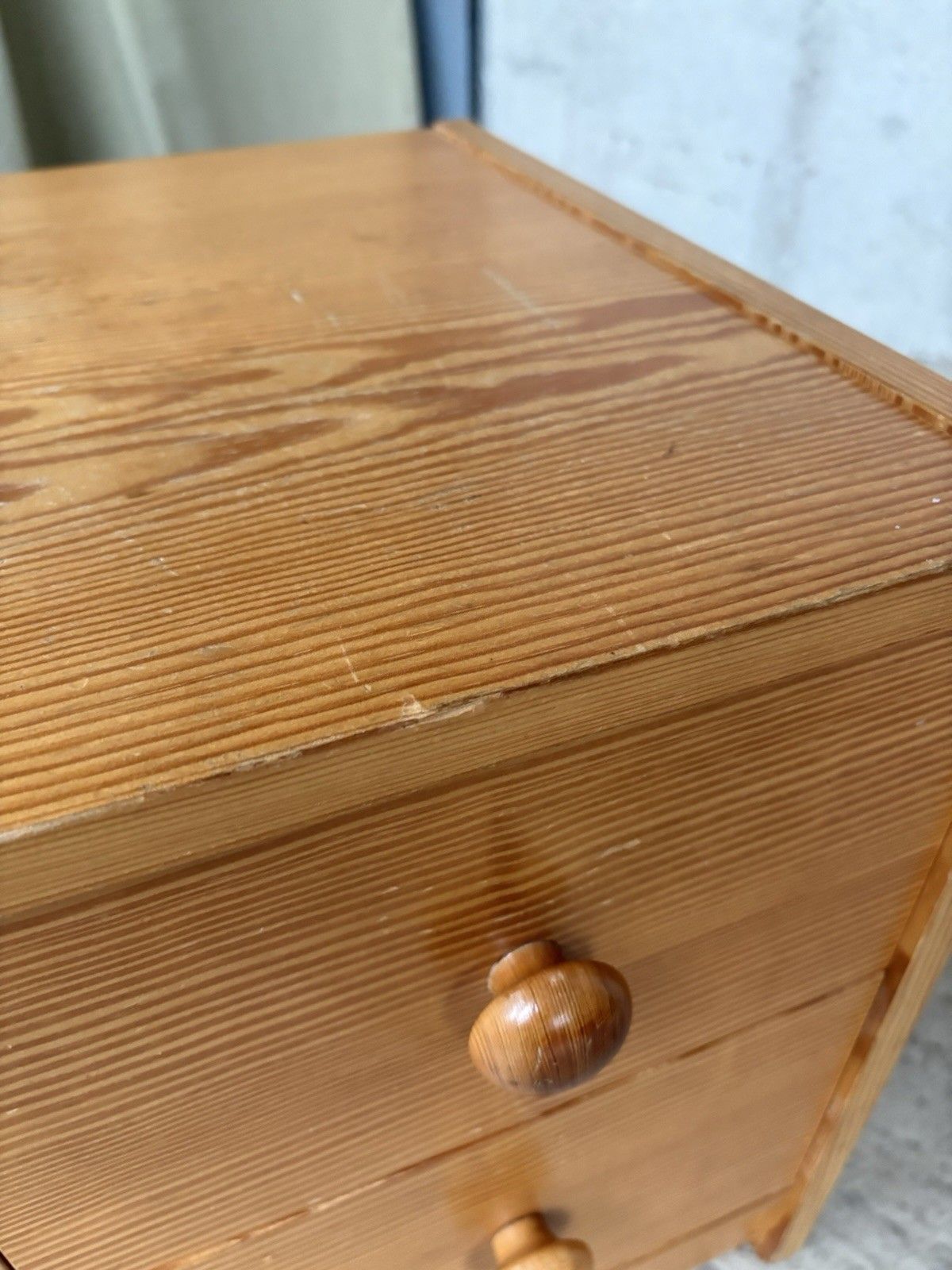 Vtg Late Mid Century East German Low Chest Drawers Scandi Danish Sideboard R1190 photo vinterior