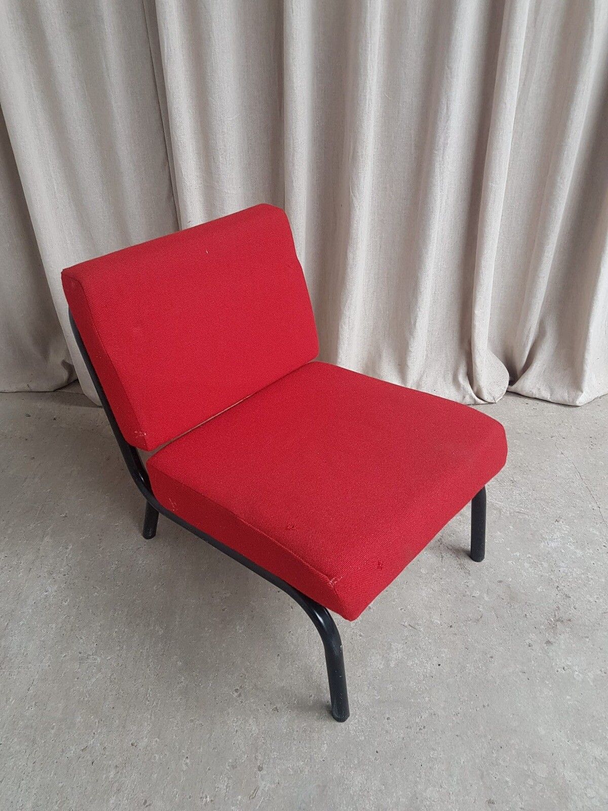 Vtg Late Mid Century Modernist Studio Lounge Chair Scandi Retro Modernist R741 photo for sale