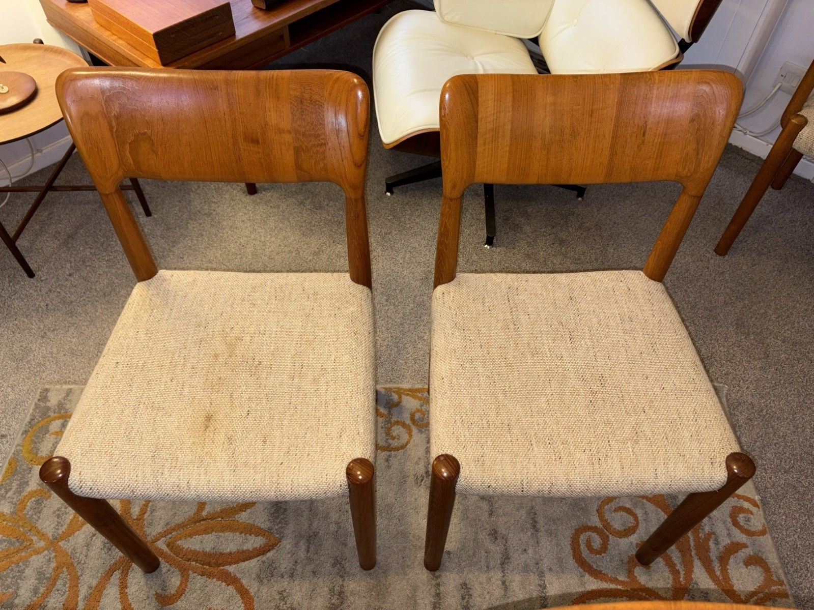 photo furniture Mcm Danish Set Of 6 Boltinge Stolefabrik Teak Dining Chairs G Plan Era Retro