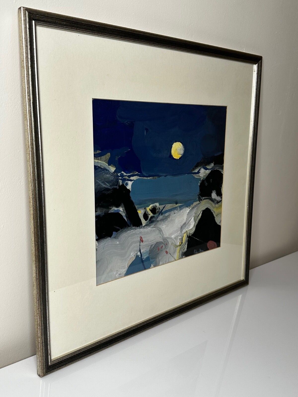 Schilderij Verlicht Maanlicht Kust Nacht Strand Door James Downie Robertson Rsa photo buy
