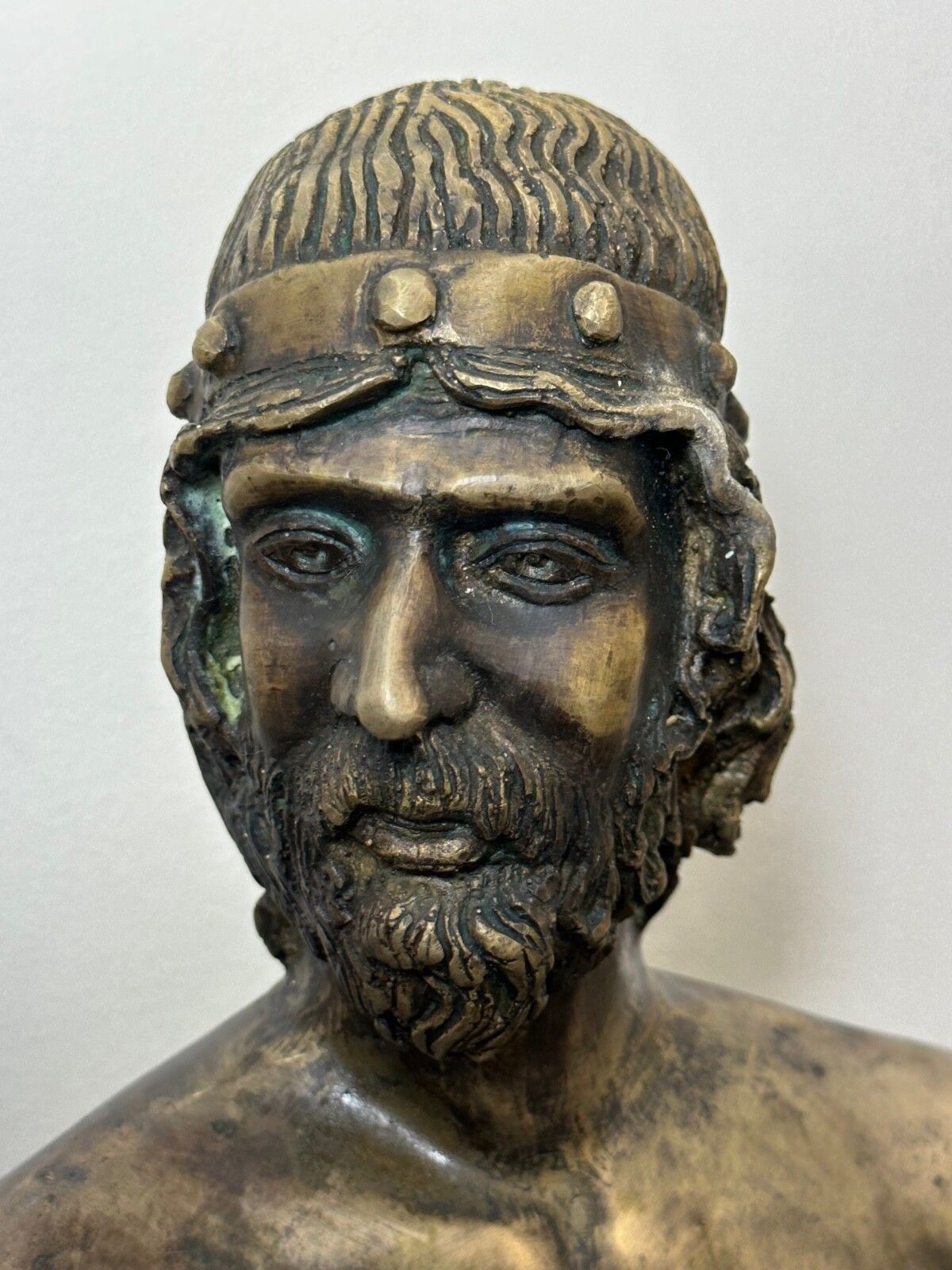 Antiek Frans bronzen gladiator sculptuur naar Emile Louis Picault photo furniture