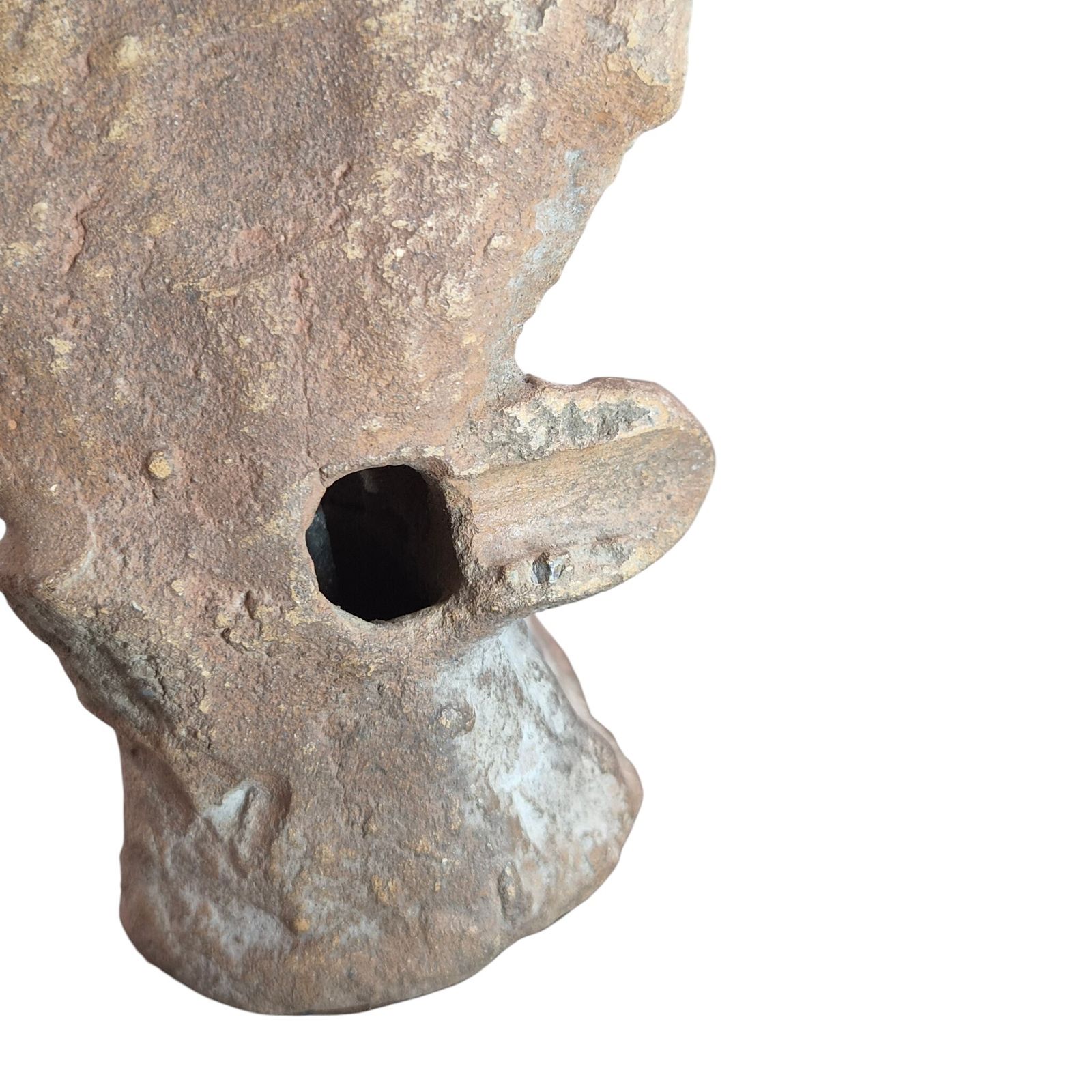 Groot Precolumbiaans Jama-Coaque zittend vrouwelijk figuur, ca. 100 v.Chr.-500 n.Chr. photo vinterior