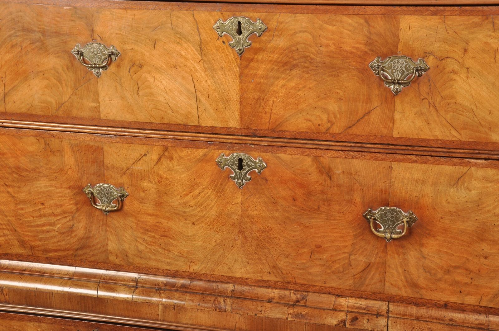 photo for sale Rare Queen Anne Walnut Chest On Chest