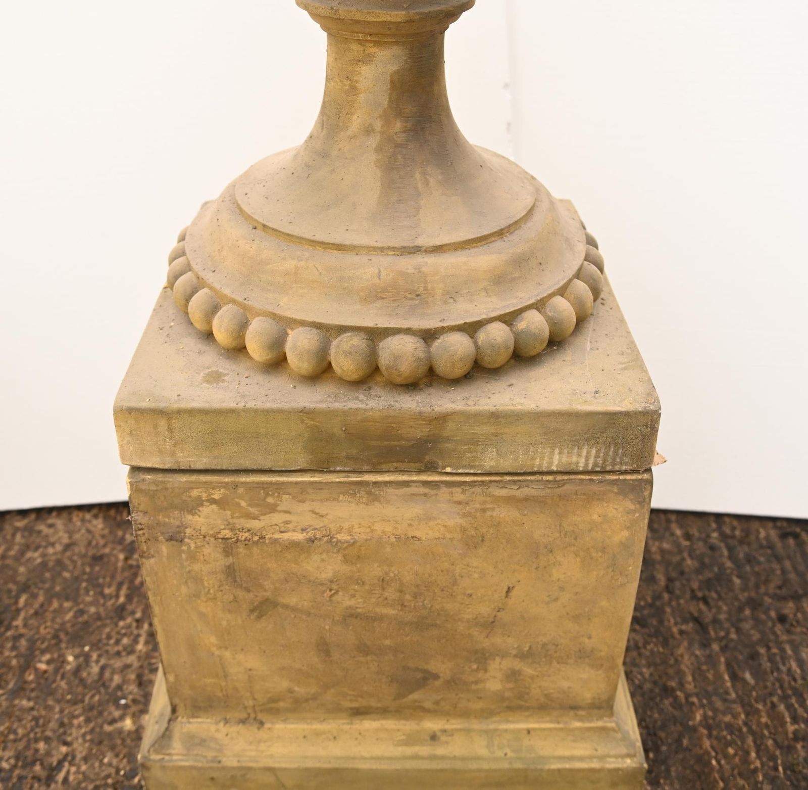 Pair Terracotta Garden Urns Classical English Estate After Thomas Hope photo buy