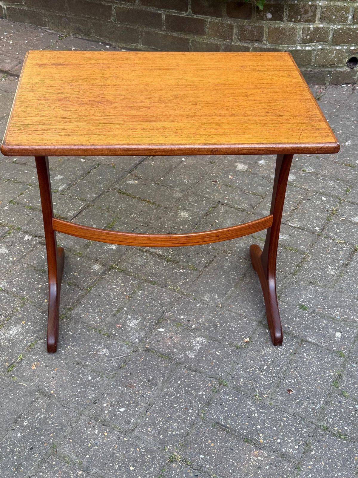 Vintage Teak Coffee Table 1960s Danish Style Mid Century Modern L photo for sale