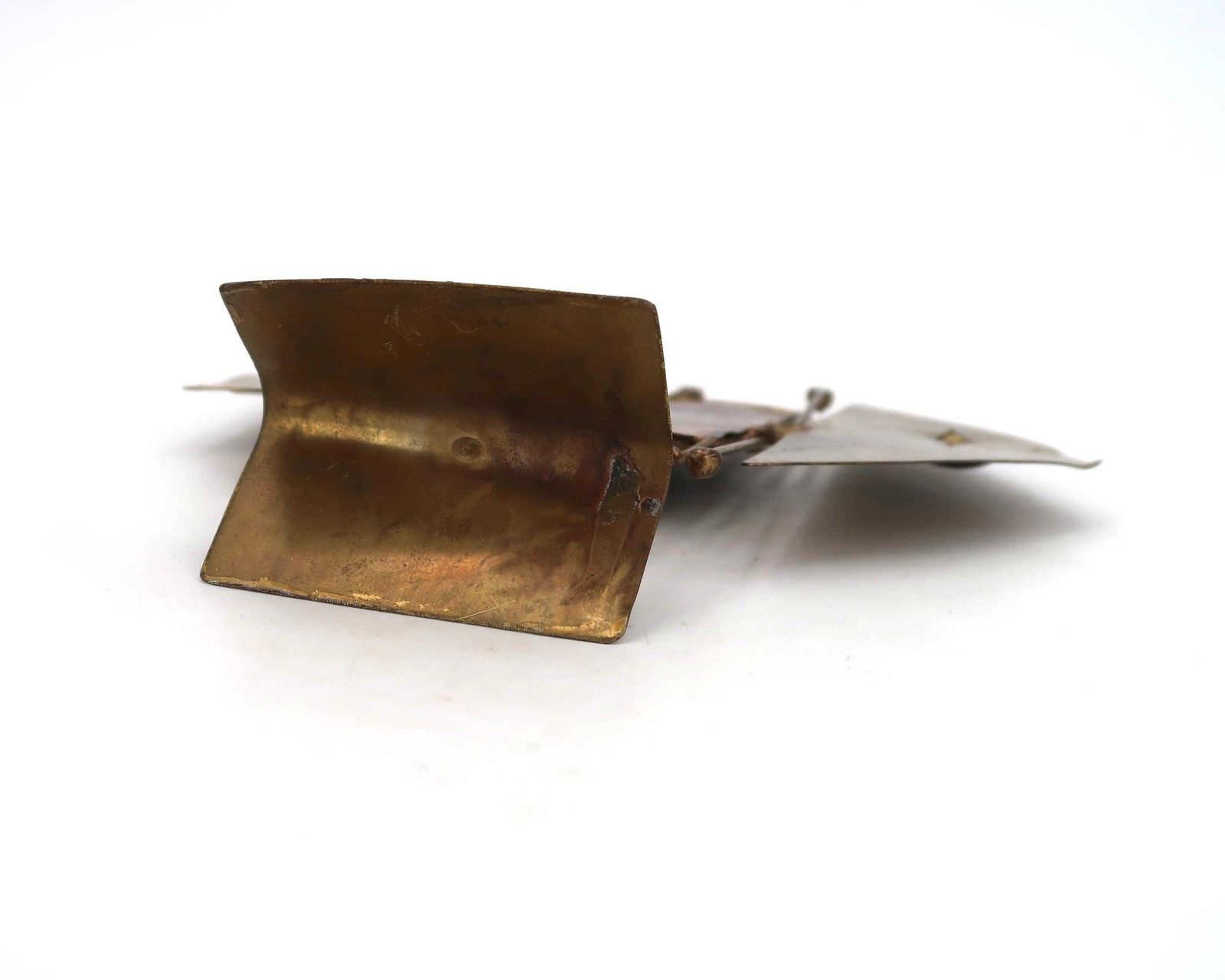 Brass And Copper Fish Sculpture By Jarc, 1950s / Brutalist Art, Home Decor, C Jere Style, Modernist, Modernism photo Art