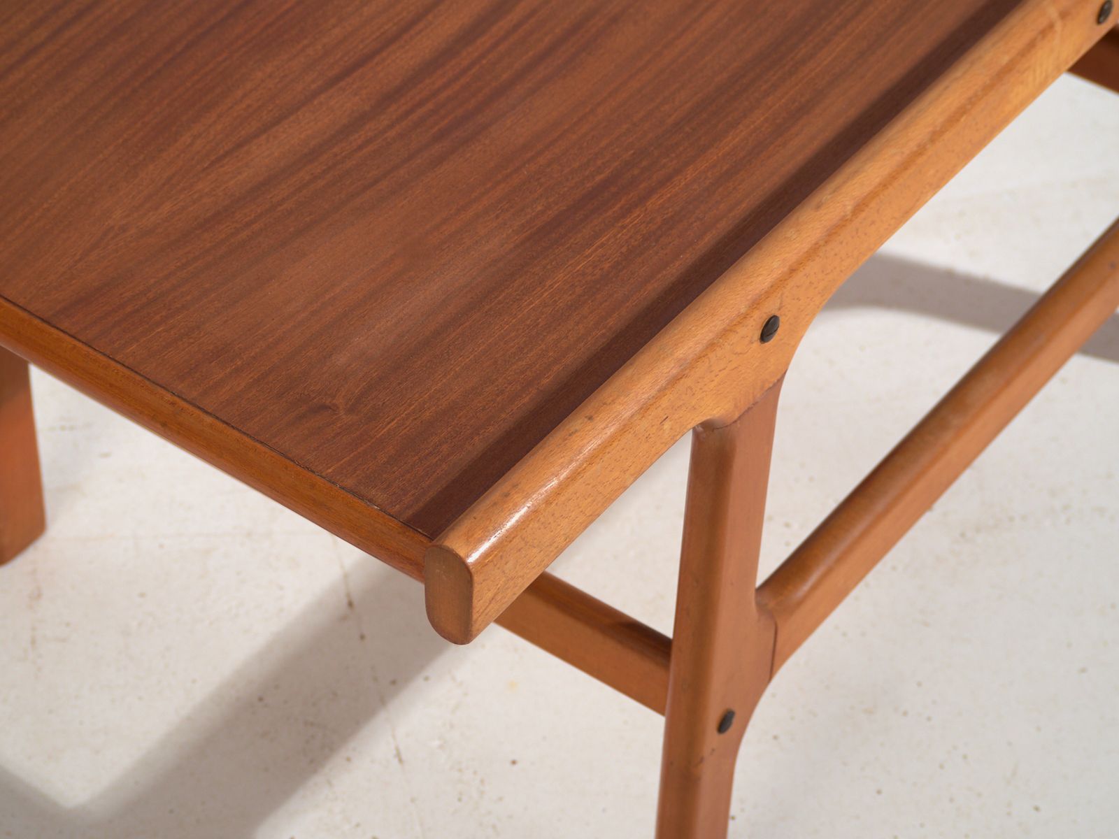 Vintage Scandinavian Style Coffee Table In Teak And Beech  Scandinavia Circa 1960 photo Furniture