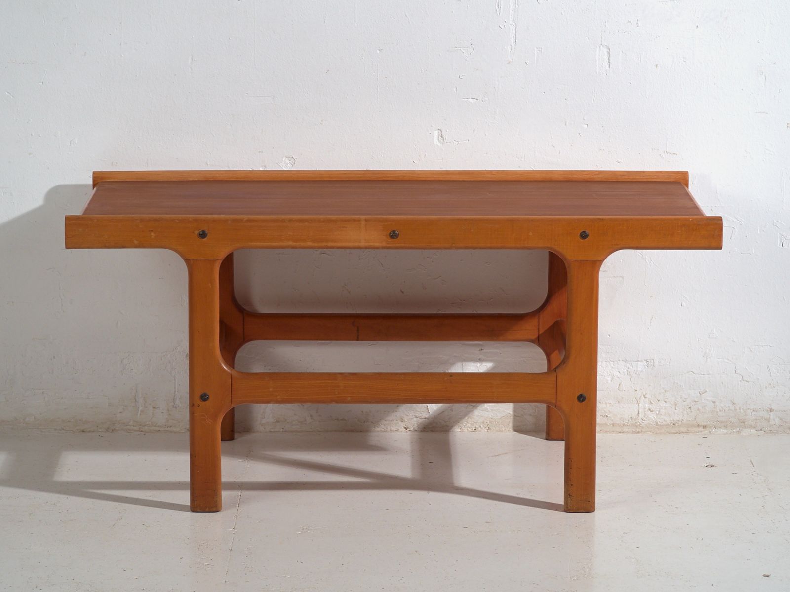 Vintage Scandinavian Style Coffee Table In Teak And Beech  Scandinavia Circa 1960 photo vinterior