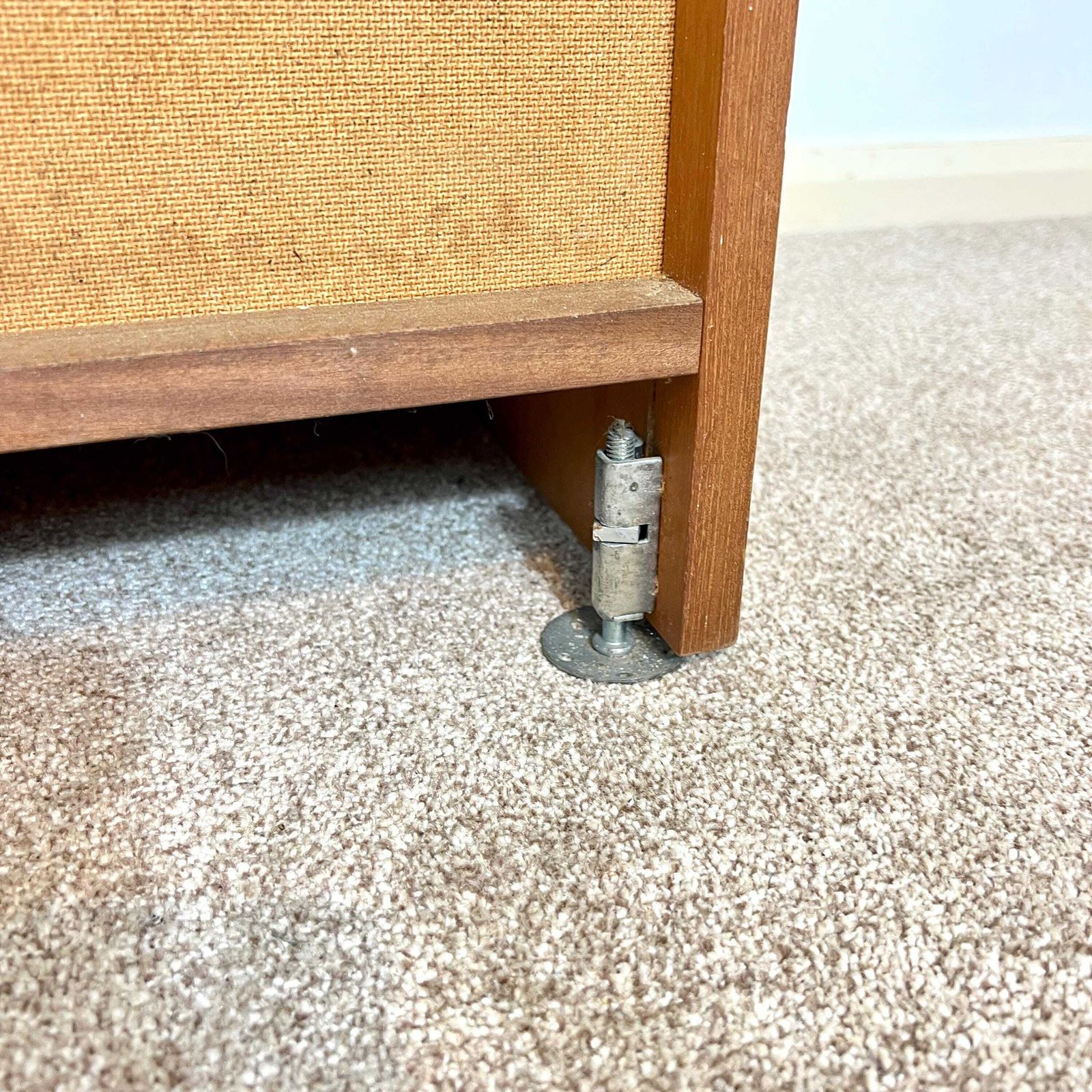 photo buy Mid Century Teak Media Unit , Tv Stand With Sliding Shelf
