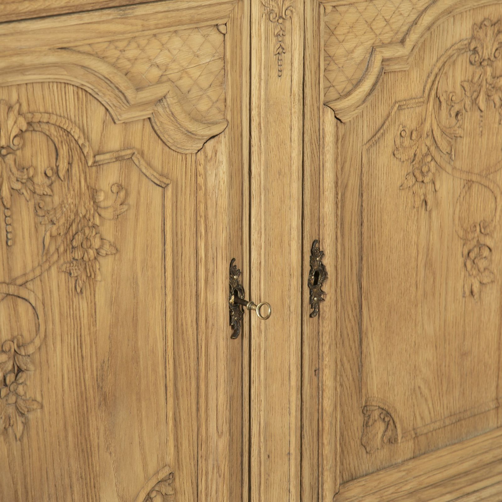 photo for sale Early 19th Century Louis XVI Style Bleached Oak Buffet Antique French Carved Sideboard