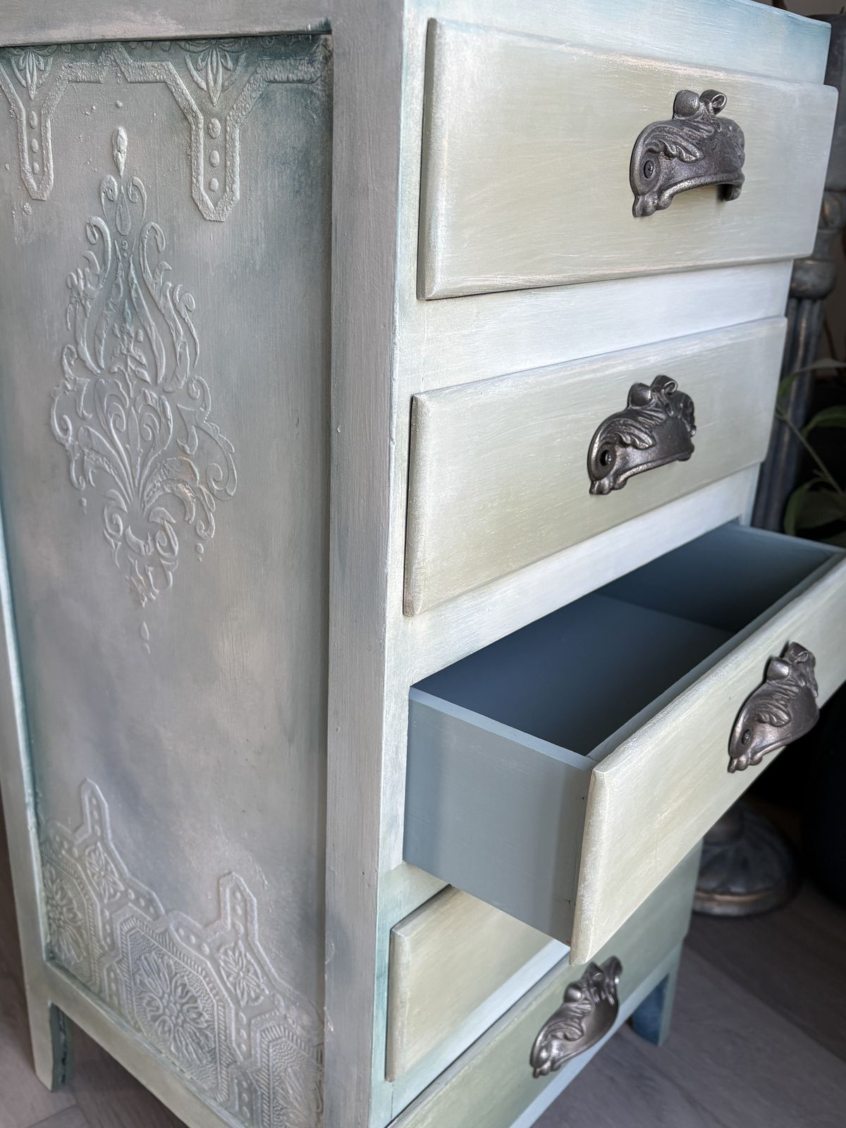 photo for sale Bedside Drawers, Sage Green