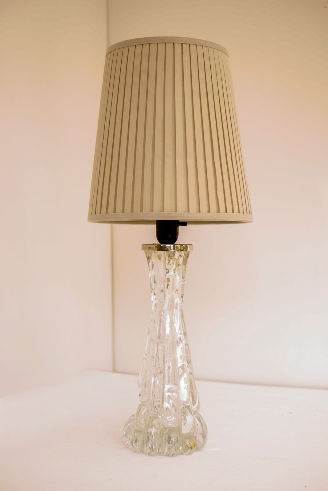 Lampe de table en cristal par Carl Fagerlund pour Orrefors photo buy