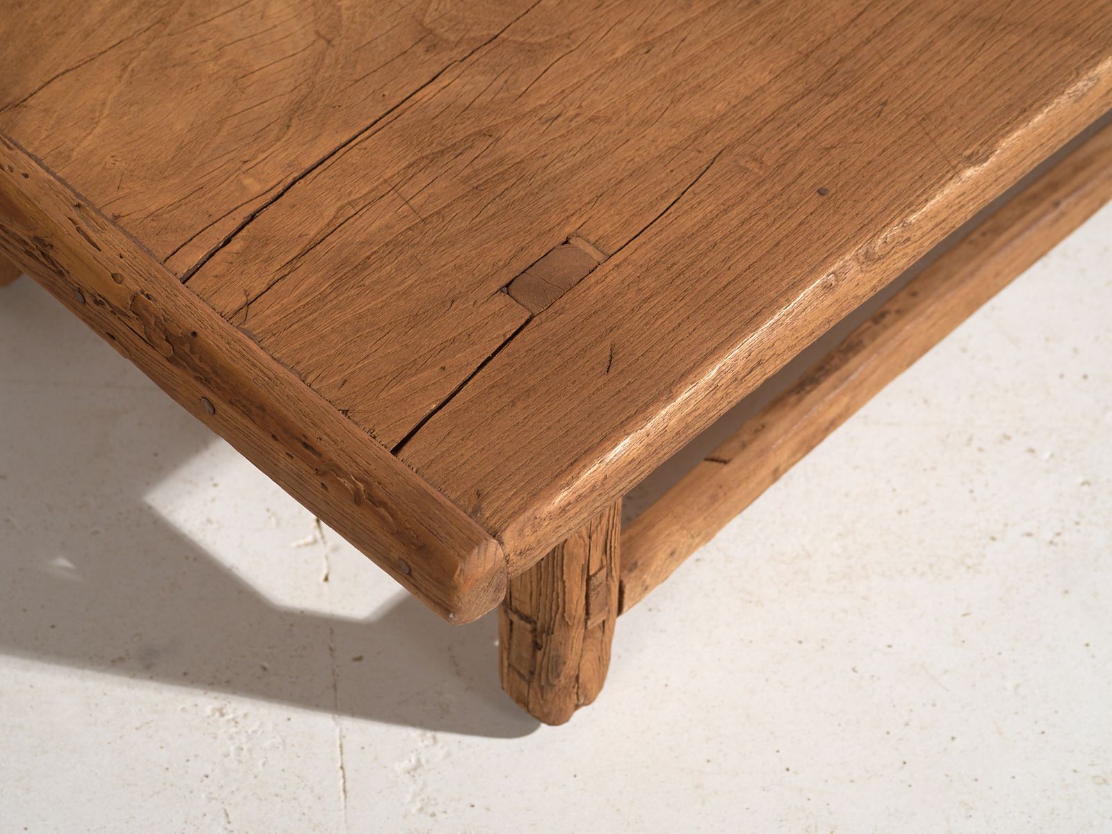 Antique Low Table In Pine Wood – China, Circa 1930 photo Furniture