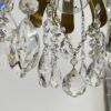 photo buy Palwa Crystal Flush Mount By Ernst Palme, Brass Pineapple , 1960s , Germany