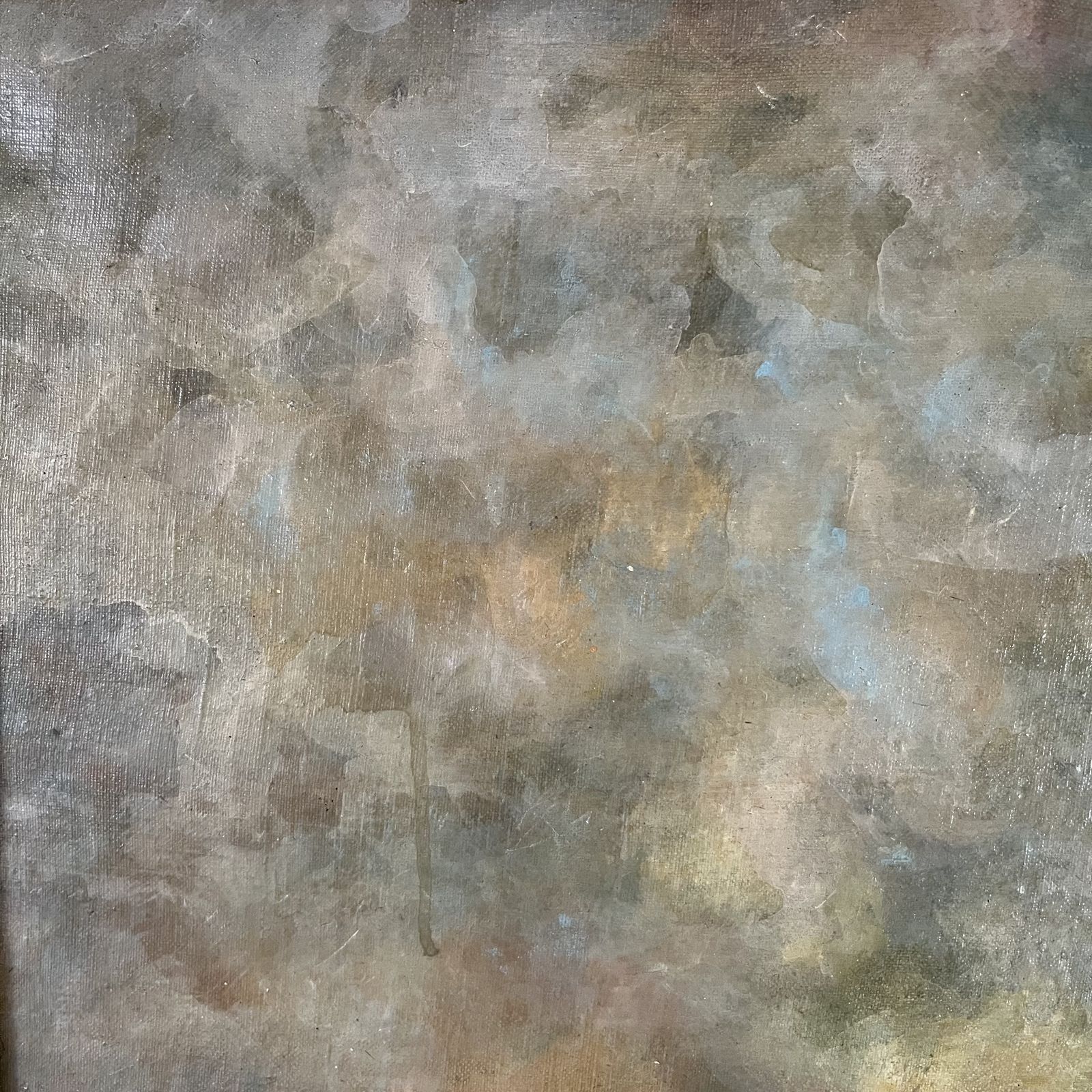 Art Antique Oil On Canvas Of A Seascape photo