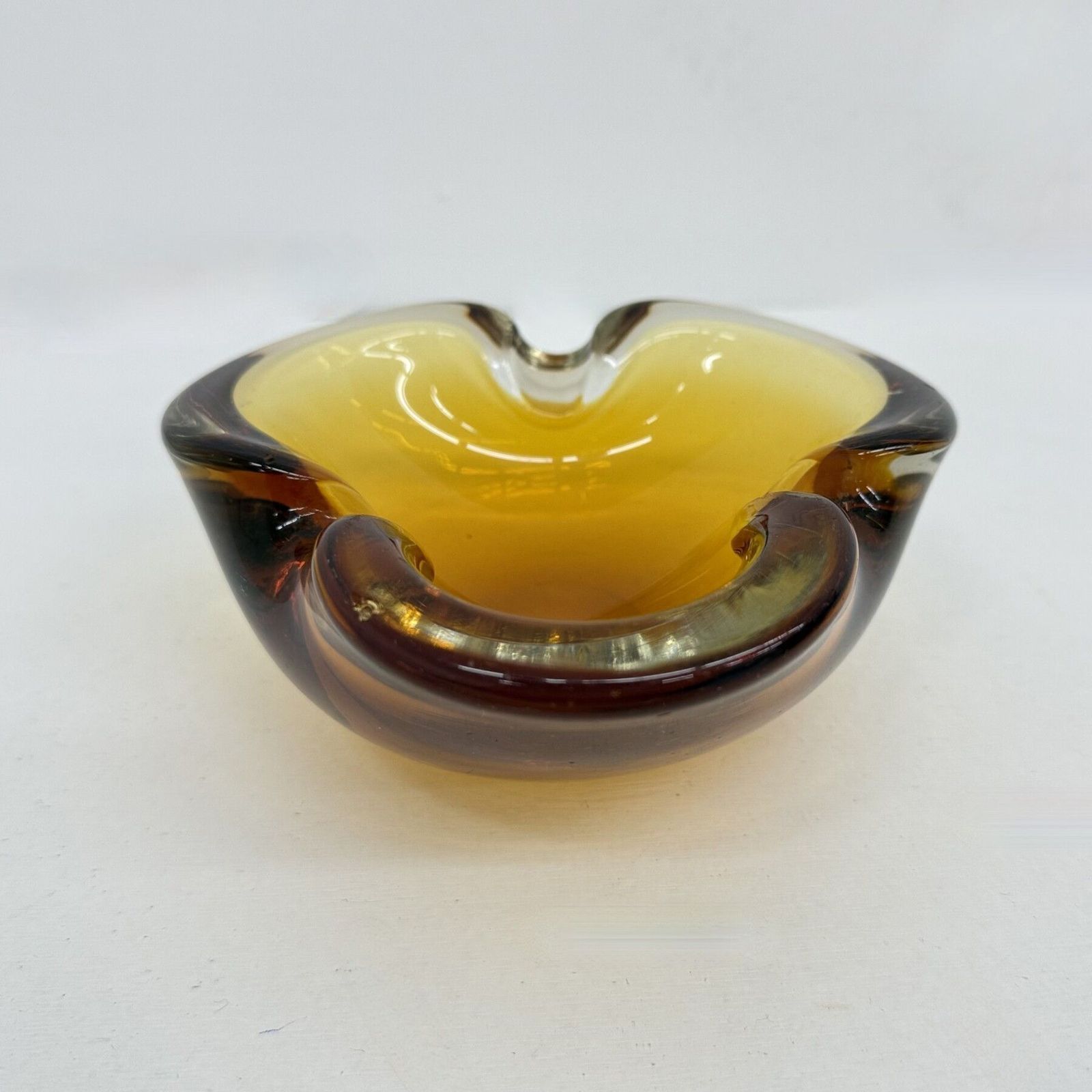 859.0 Mid-Century Design Set van 4 Murano Summers Glazen Schalen, jaren 1970 photo