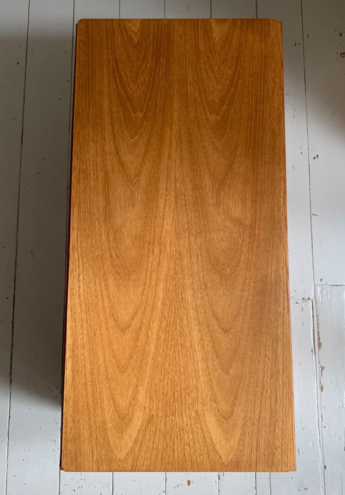photo buy Mid Century Beaver & Tapley 33 Teak Wall Mounted Record Model La Cabinet