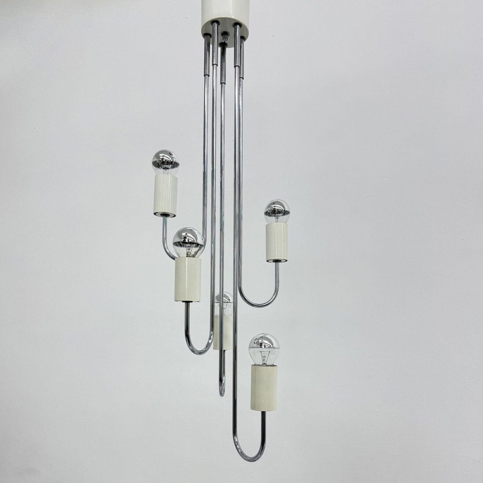 Mid Century Hanging Lamp By Gaetano Sciolari , 1970s , Italy
