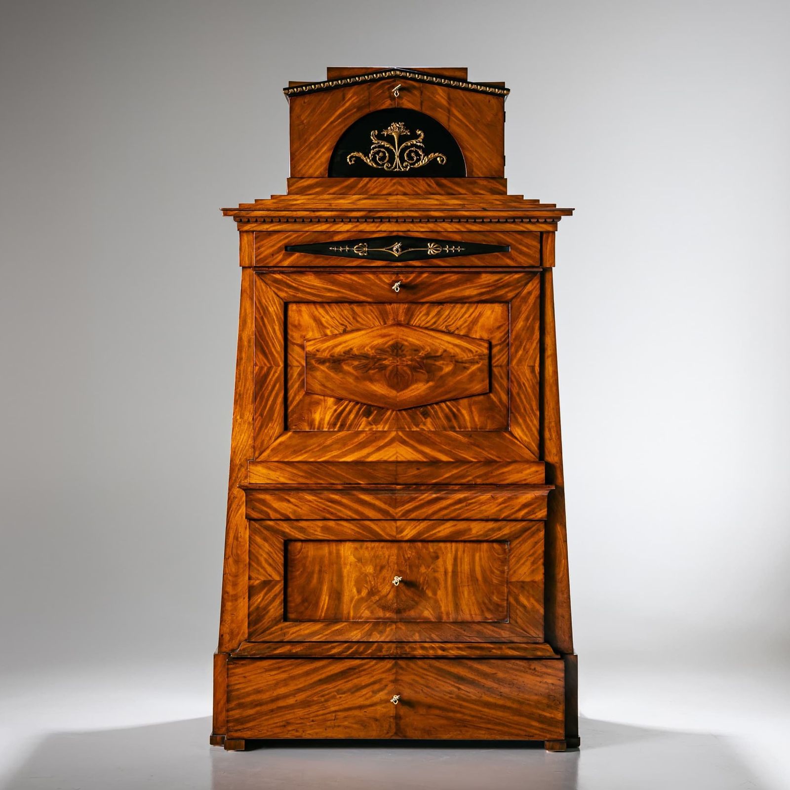 Biedermeier Pyramid Secretary, Berlin Circa 1810 photo furniture