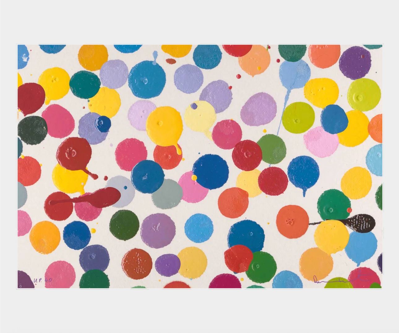 Damien Hirst The Currency Unique Print (H11 40) photo furniture