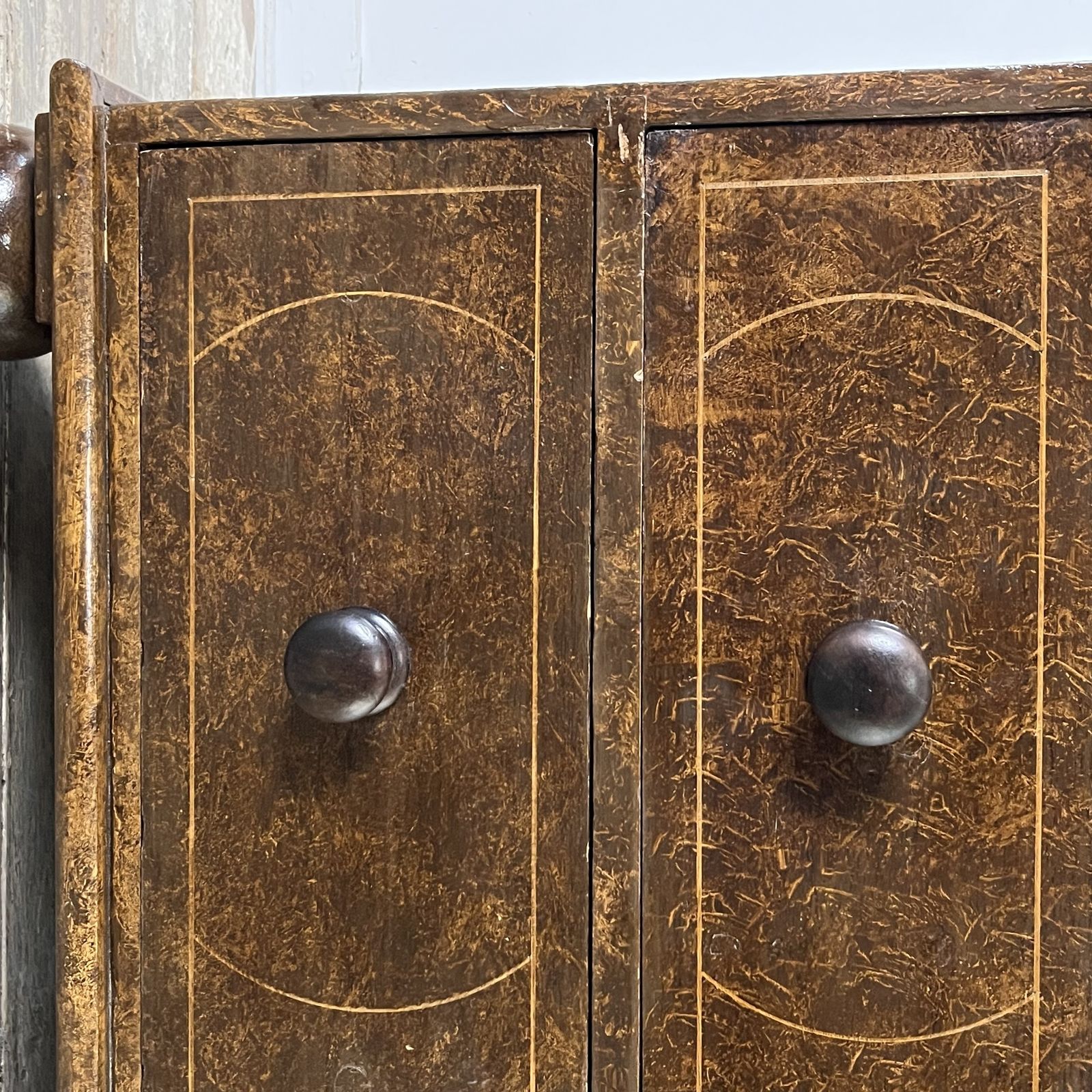 Furniture Antique Painted Pine Chest Of Drawers photo