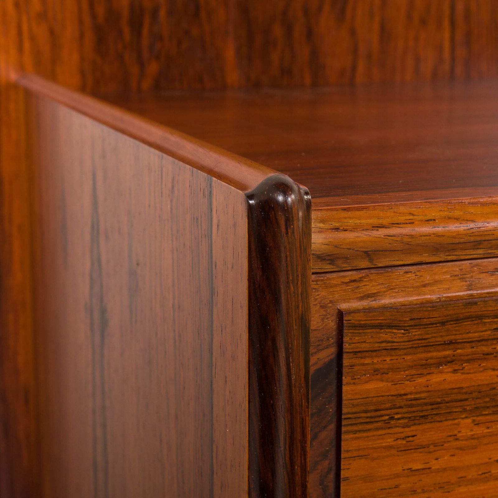 photo for sale Mid Century Queen Size Scandinavian Bed In Rosewood 1960s