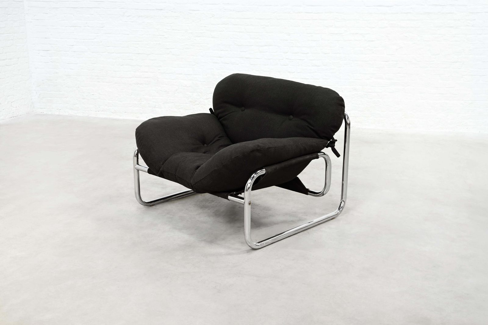 Johan Bertil Häggström Tubular Lounge Chair For Swed Form, Sweden, 1970s photo furniture