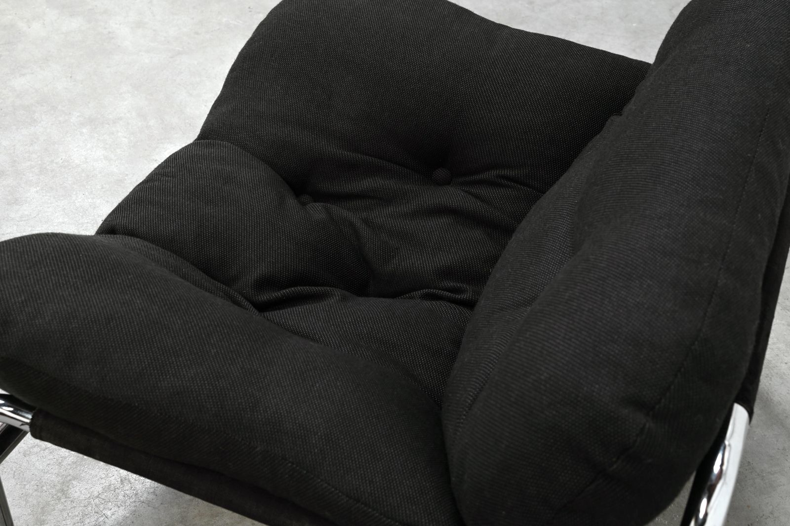 Johan Bertil Häggström Tubular Lounge Chair For Swed Form, Sweden, 1970s photo vinterior