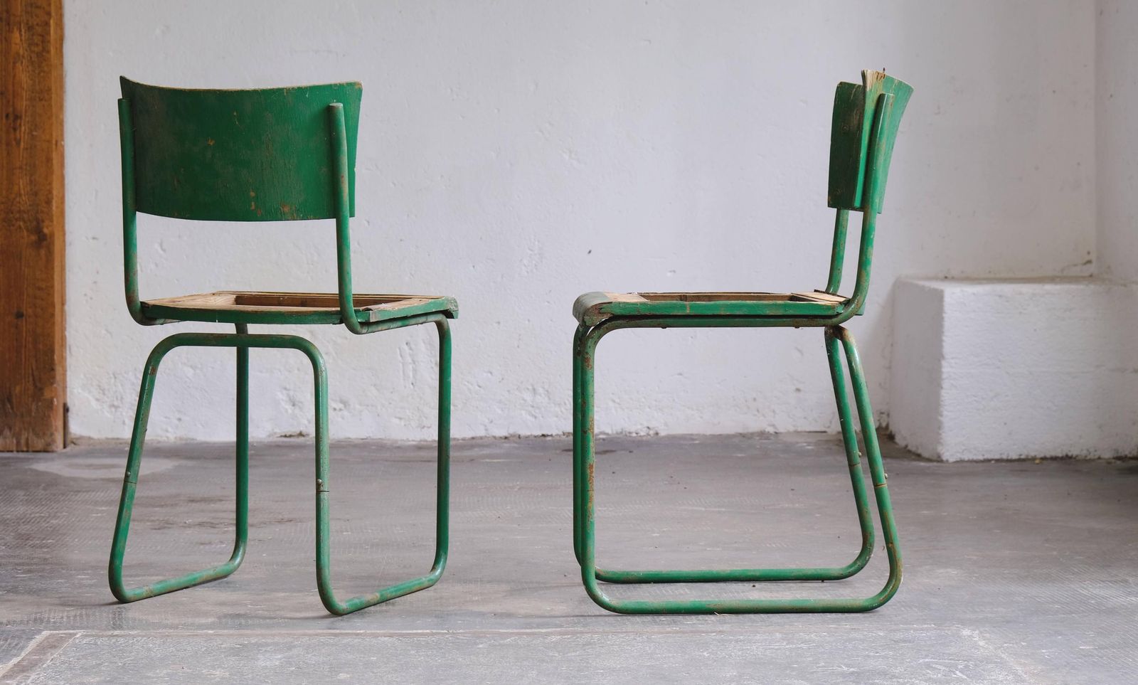 1 Of 2 Bauhaus Cantilever Chairs In Need Of Restoration photo furniture