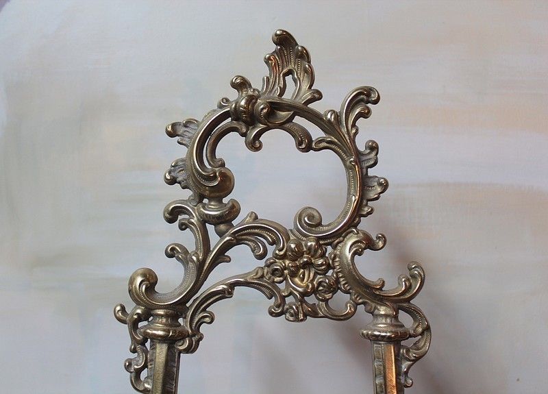 19th Century Bronze Table Easel photo Home Decor