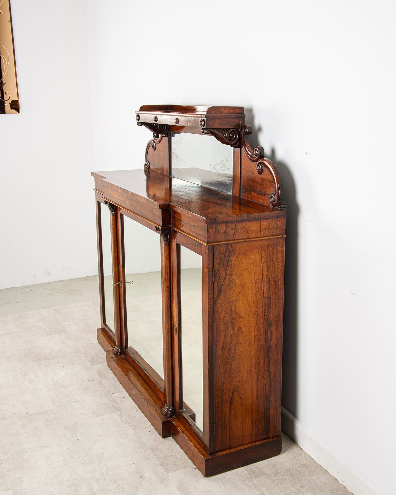 Antique William IV Rosewood Chiffonier Side Cabinet, Circa 1835 photo buy