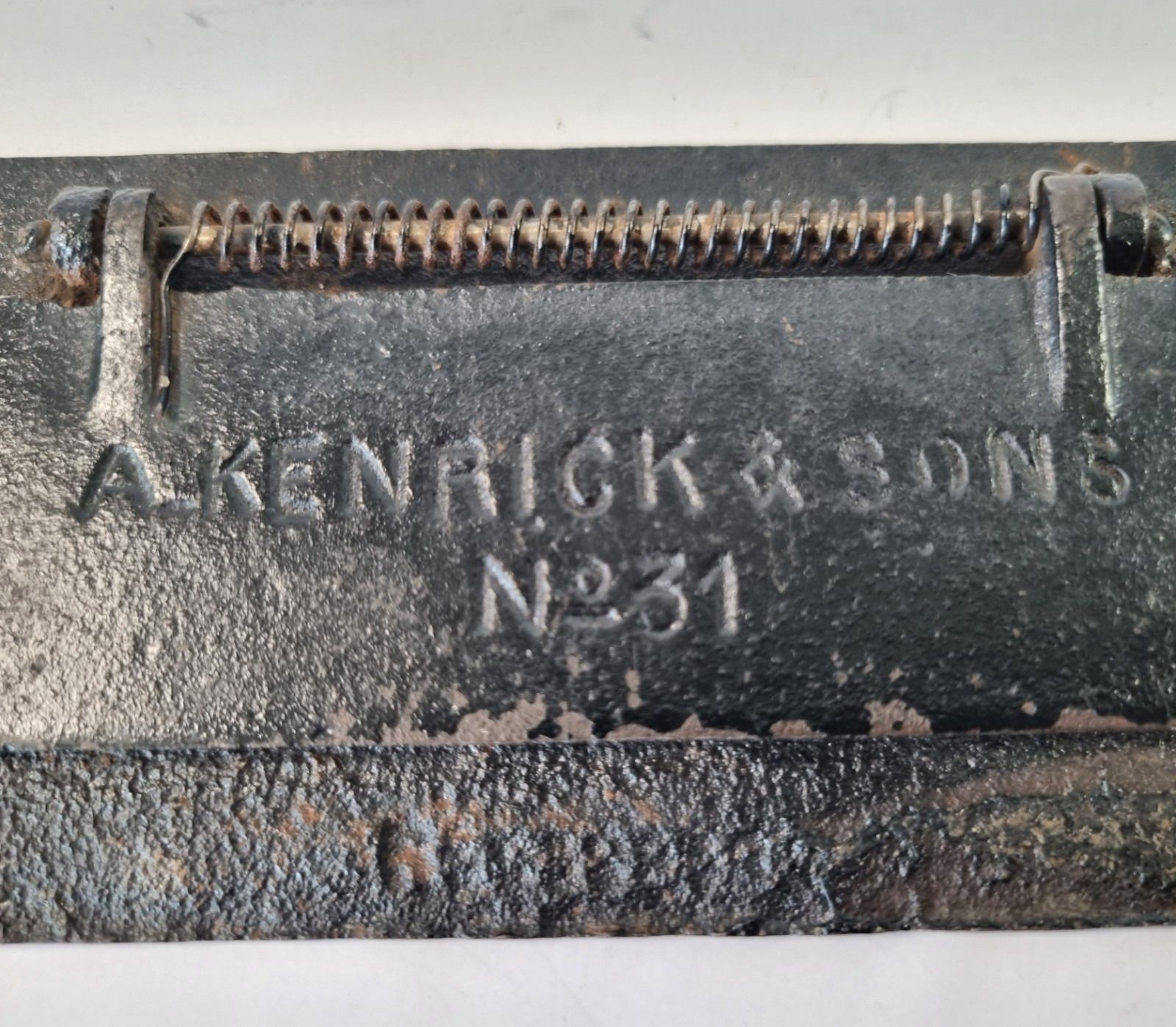 A.Kenrick Antique Victorian Cast Iron Letter Box Plate C.1890 Ornate 'Letters' photo buy
