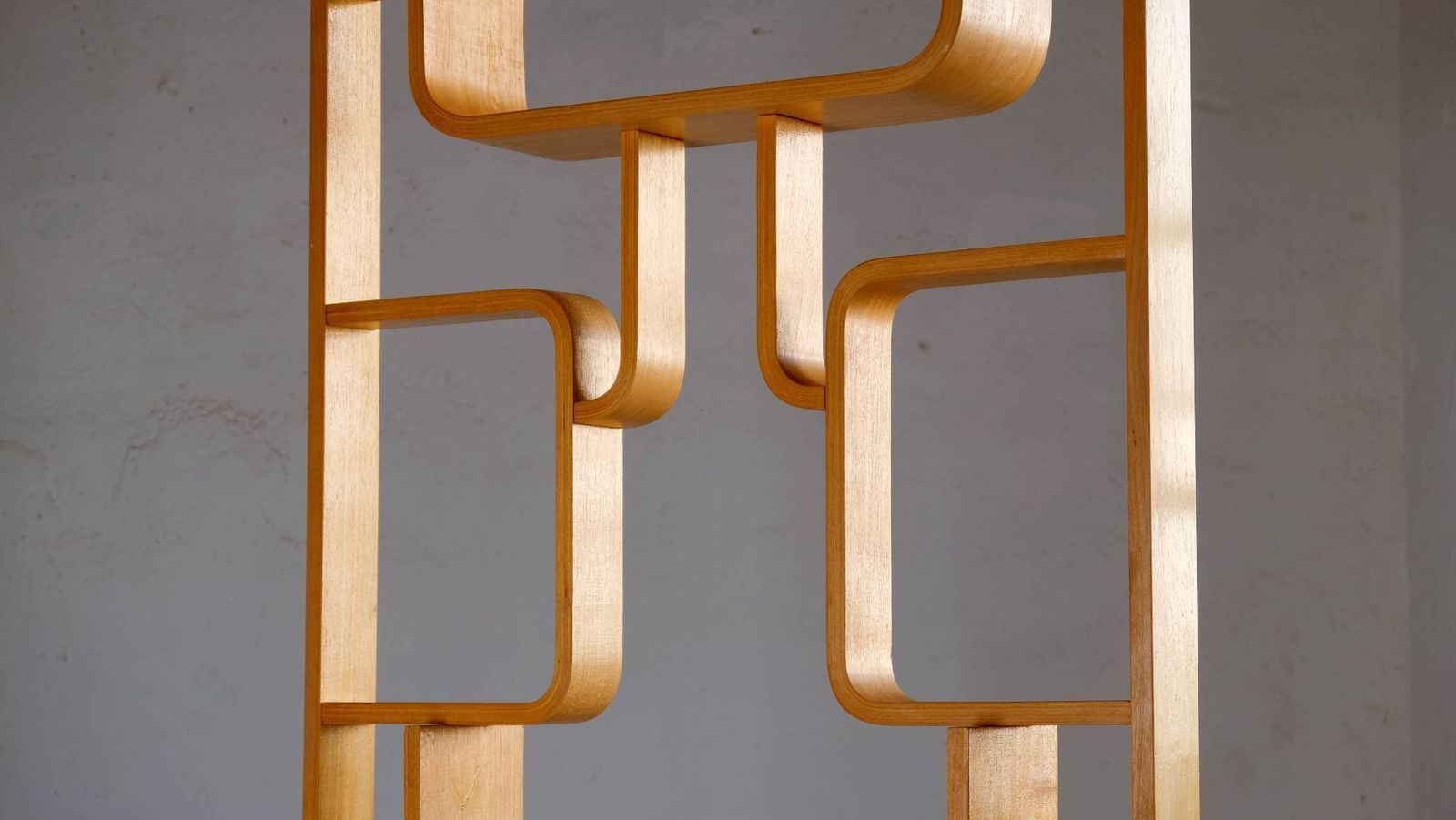 Mid Century Room Divider / Room Divider In Light Wood By Ludvik Volak Incl. Mounting Material photo Home Decor