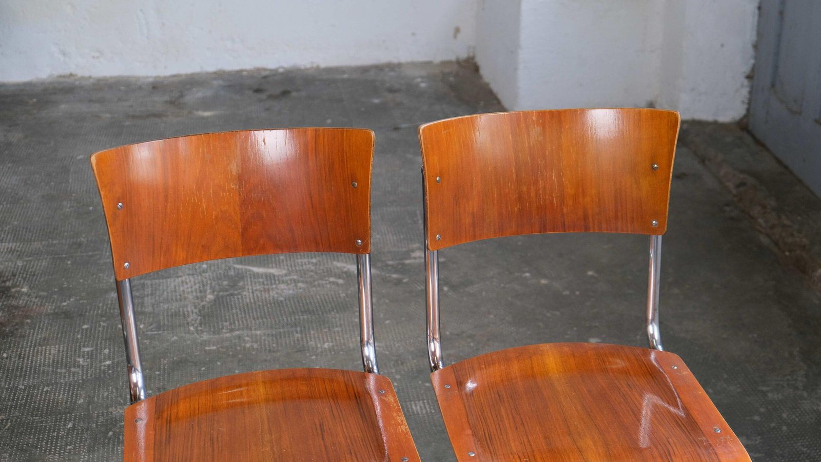 One Of Two Bauhaus Cantilever Chairs S 43 By Mart Stam, #53 photo Furniture