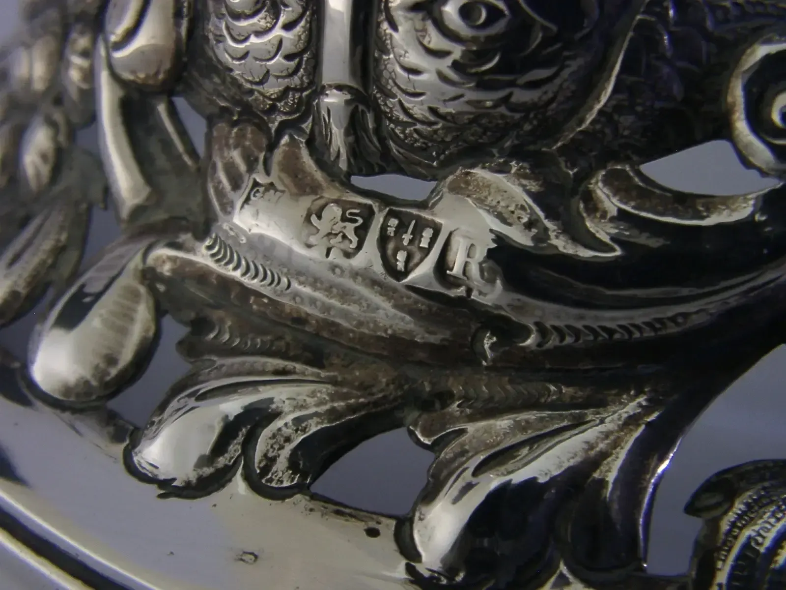 Woonaccessoires Zeldzame 464g Engelse Sterling Zilveren Chester Dish Ring 1900 Victorian photo