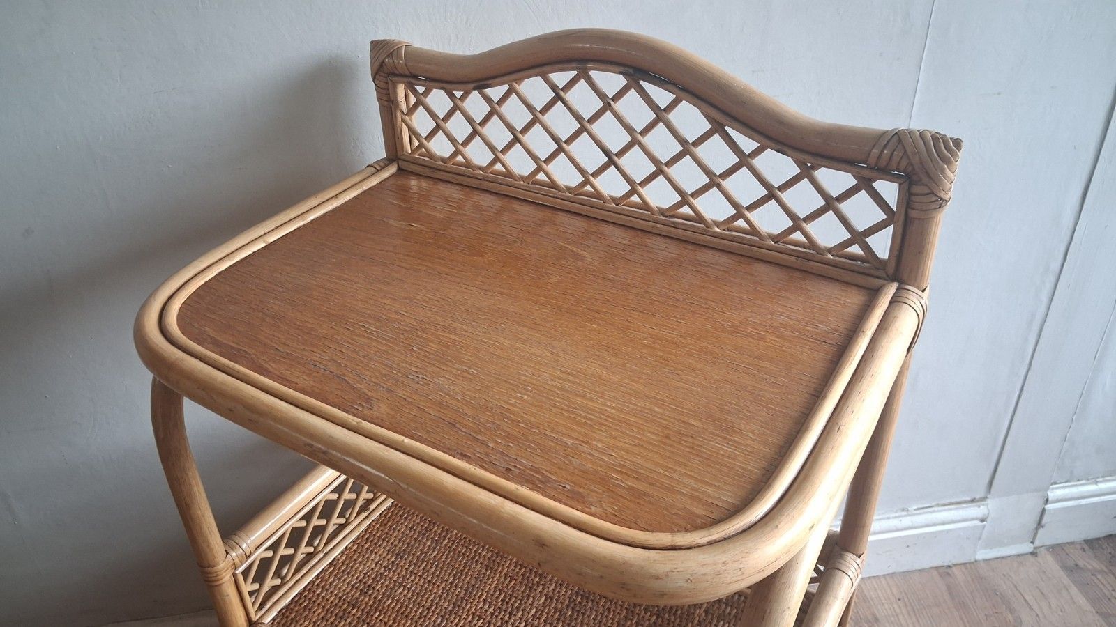 Superb 1970's Bamboo And Rattan  Chest / Cabinet /Nightstand/Drawers  In Vgc photo vinterior