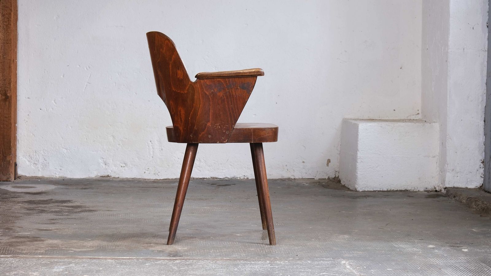 Mid Century Armchair By Oswald Haerdtl In Chestnut Brown photo 619.0
