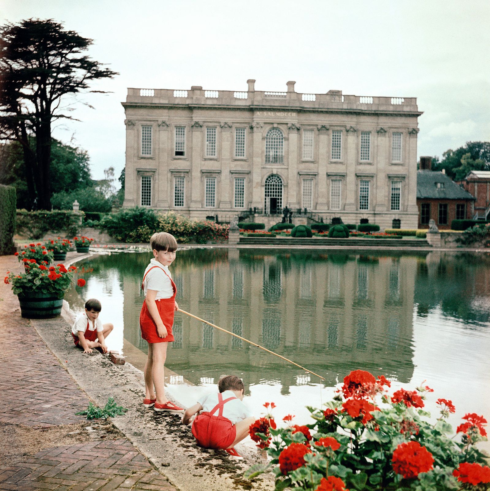Slim Aarons 'Boy Baron' Archival Pigment Print Framed In Black