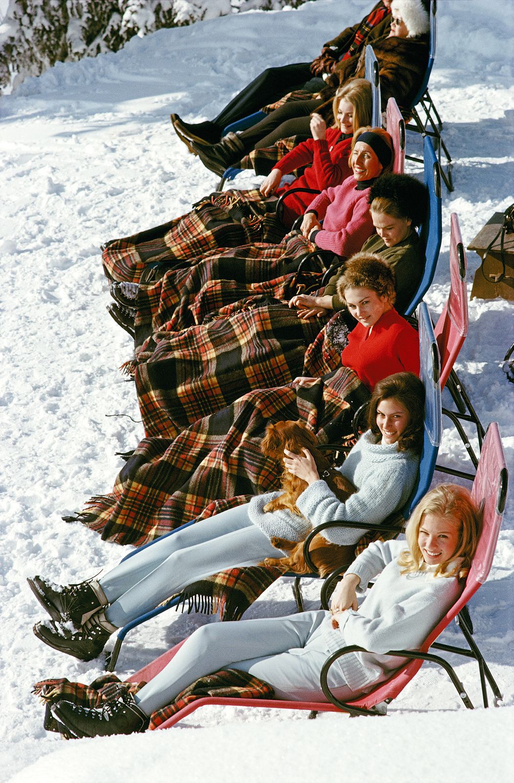 Slim Aarons 'Apres Ski' Archival Pigment Print Framed In Black