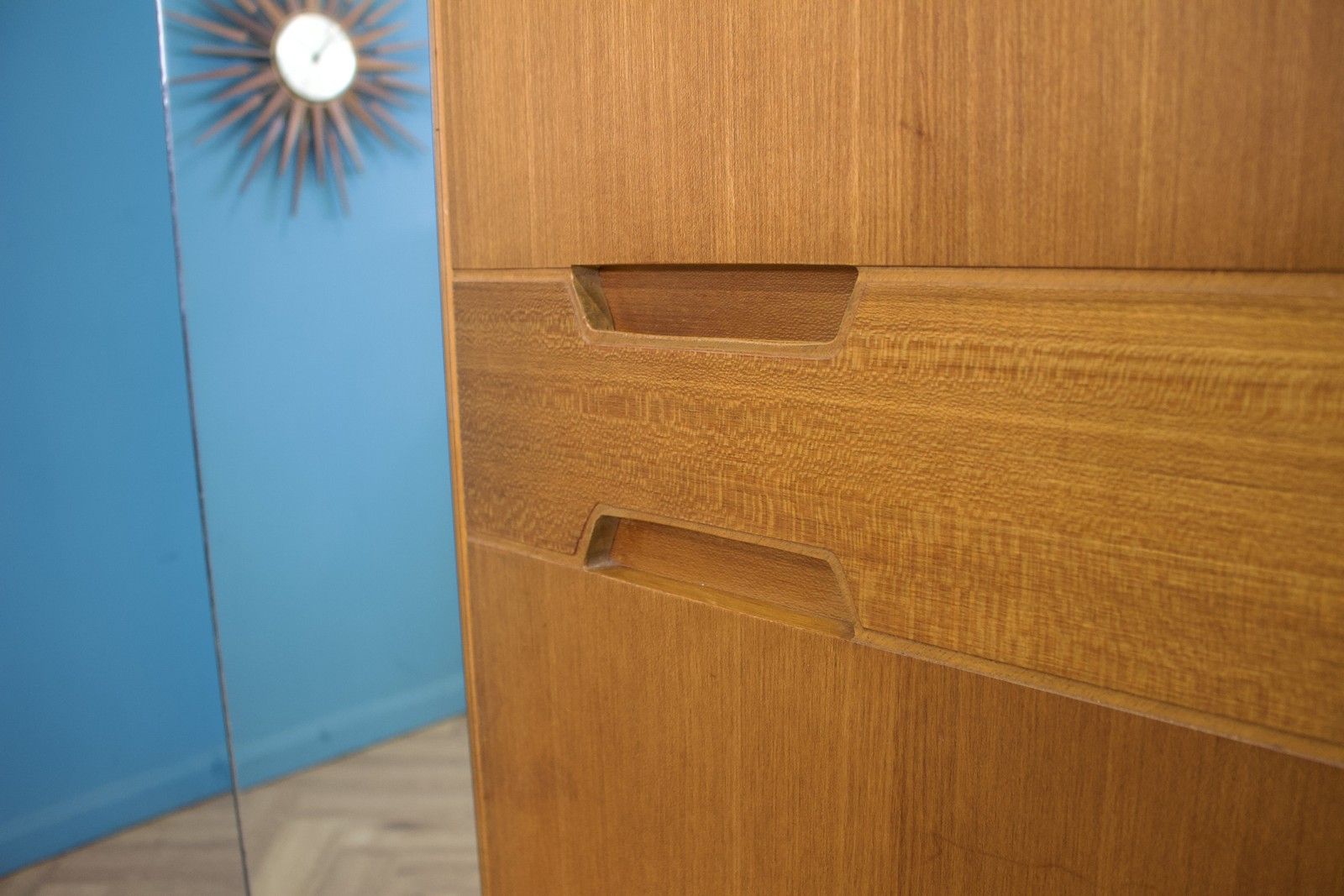 Mid Century Teak Wardrobe From Uniflex, 1960s  #1753 photo vinterior