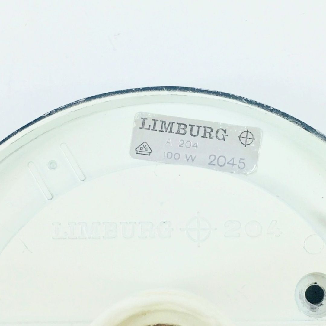 photo furniture Paire de grands luminaires de plafond mid-century modern en verre bullé ambré, par Helena Tynell pour Limburg, Allemagne, années 1960/1970