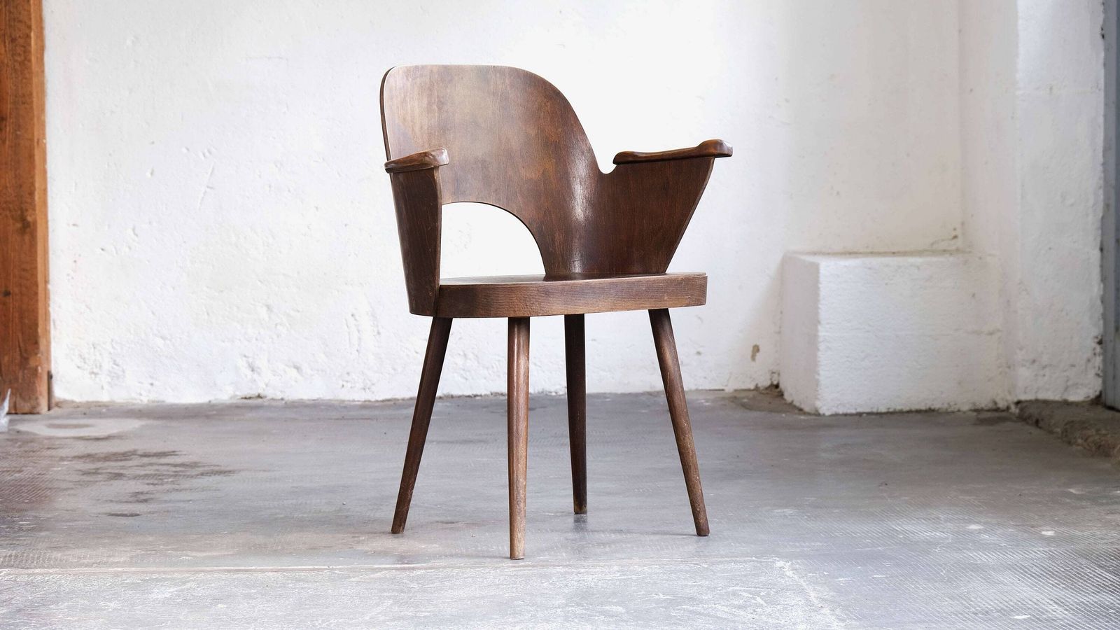 Mid Century Armchair By Oswald Haerdtl