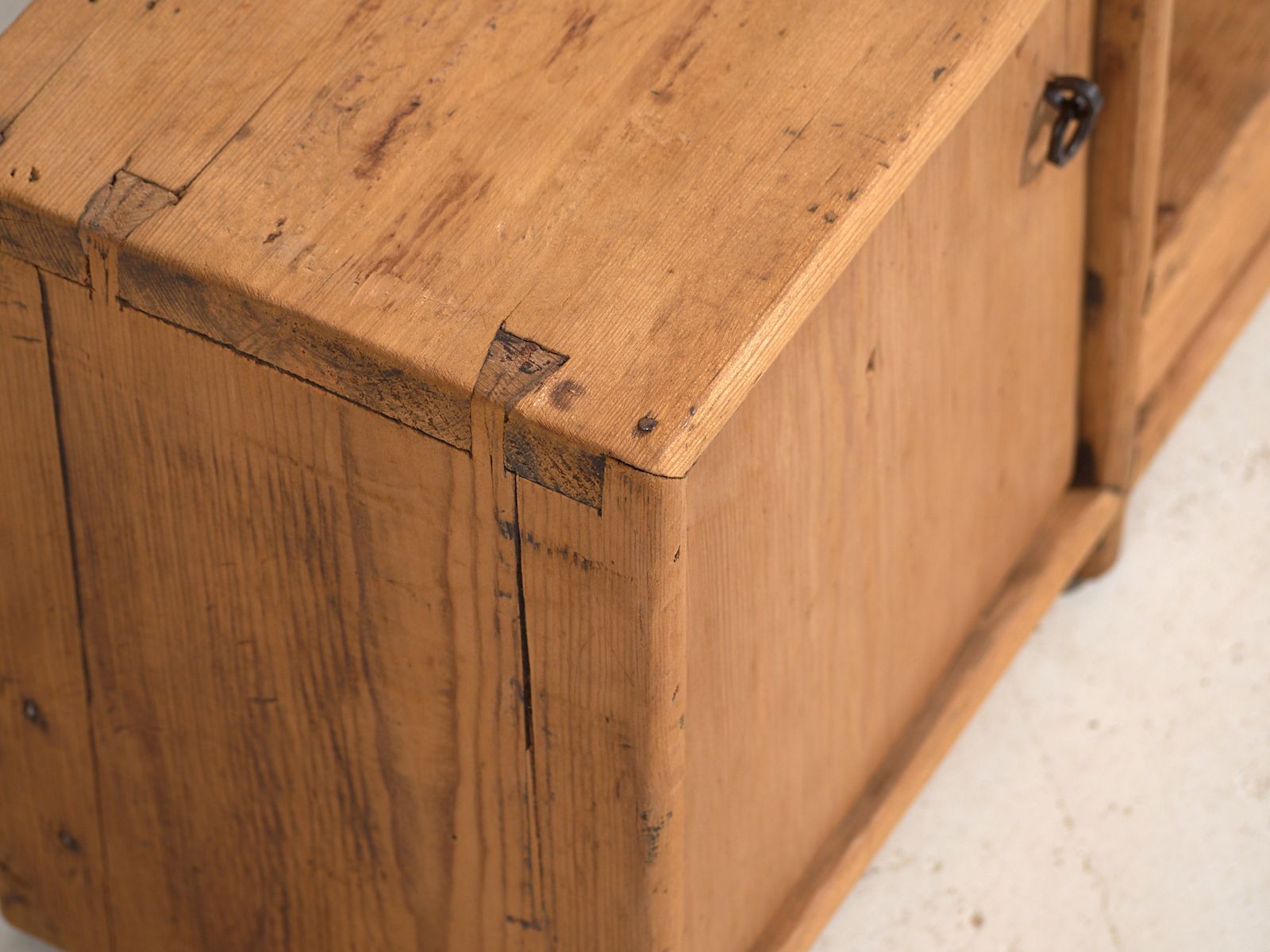 Antique Low Sideboard In Pine Wood – China, C.1930 photo for sale