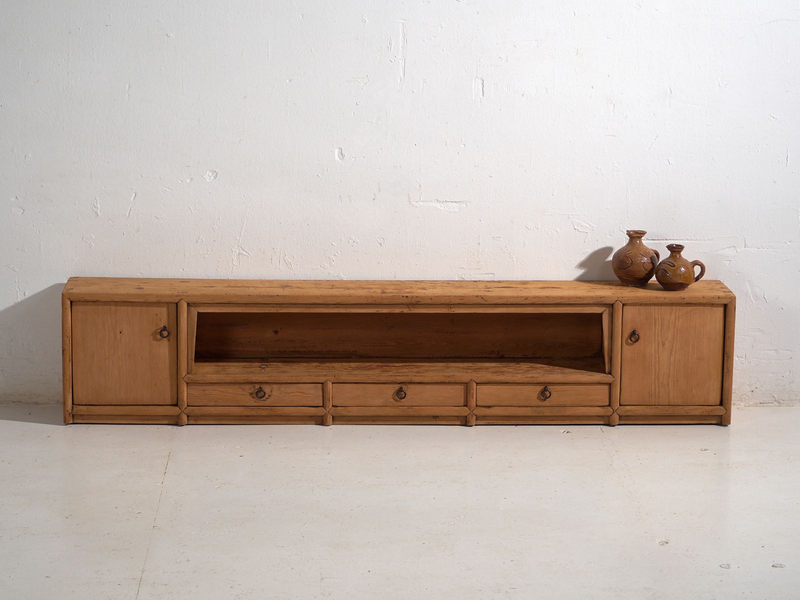 photo for sale Antique Low Sideboard In Pine Wood – China, C.1930