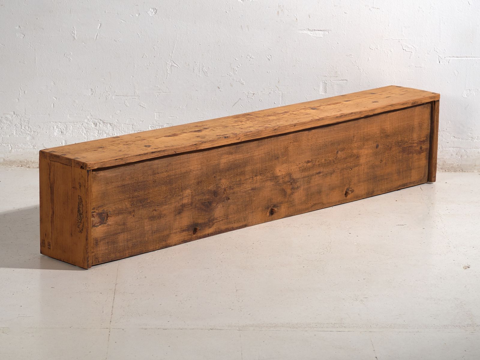 Furniture Antique Low Sideboard In Pine Wood – China, C.1930 photo
