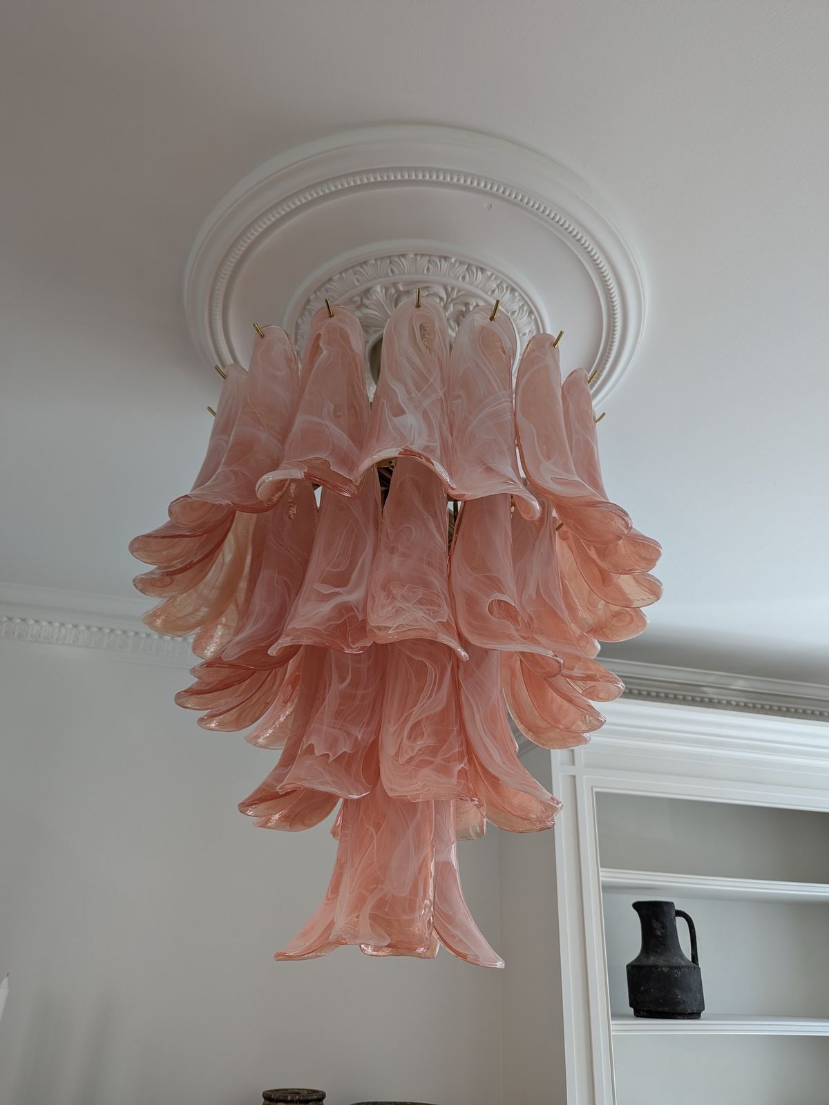 Murano Chandelier (Glass Part 50x65cm Chain: 1m Flexi ). Similar From Soho Home