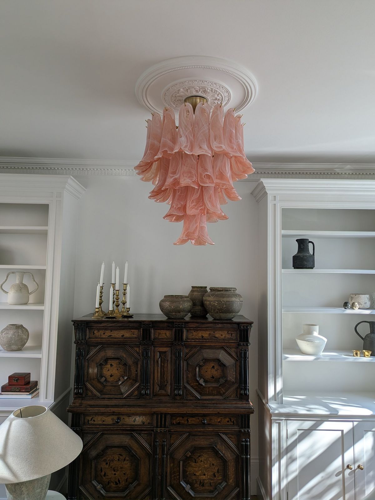Murano Chandelier (Glass Part 50x65cm Chain: 1m Flexi ). Similar From Soho Home photo furniture