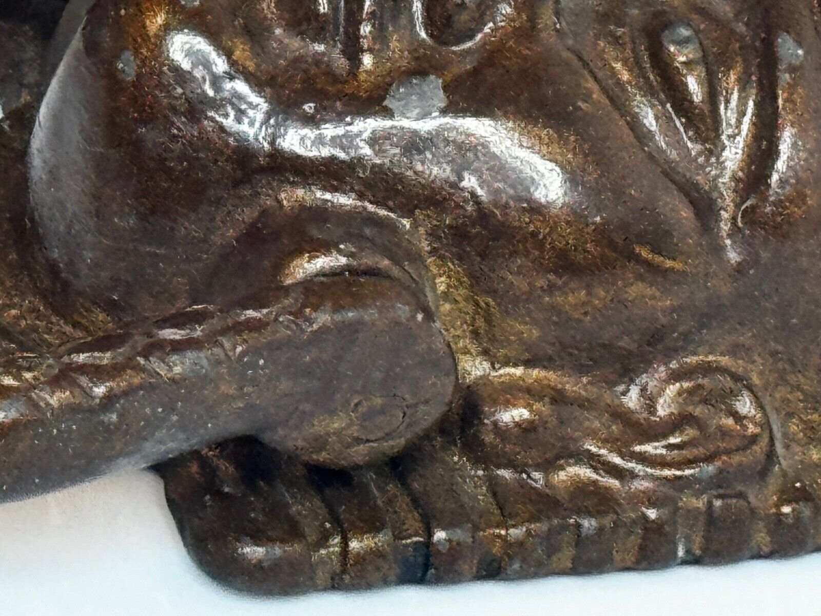 photo buy Pair Antique Neoclassical 19th Century Egyptian Sphinx Mask Bronze Door Knockers