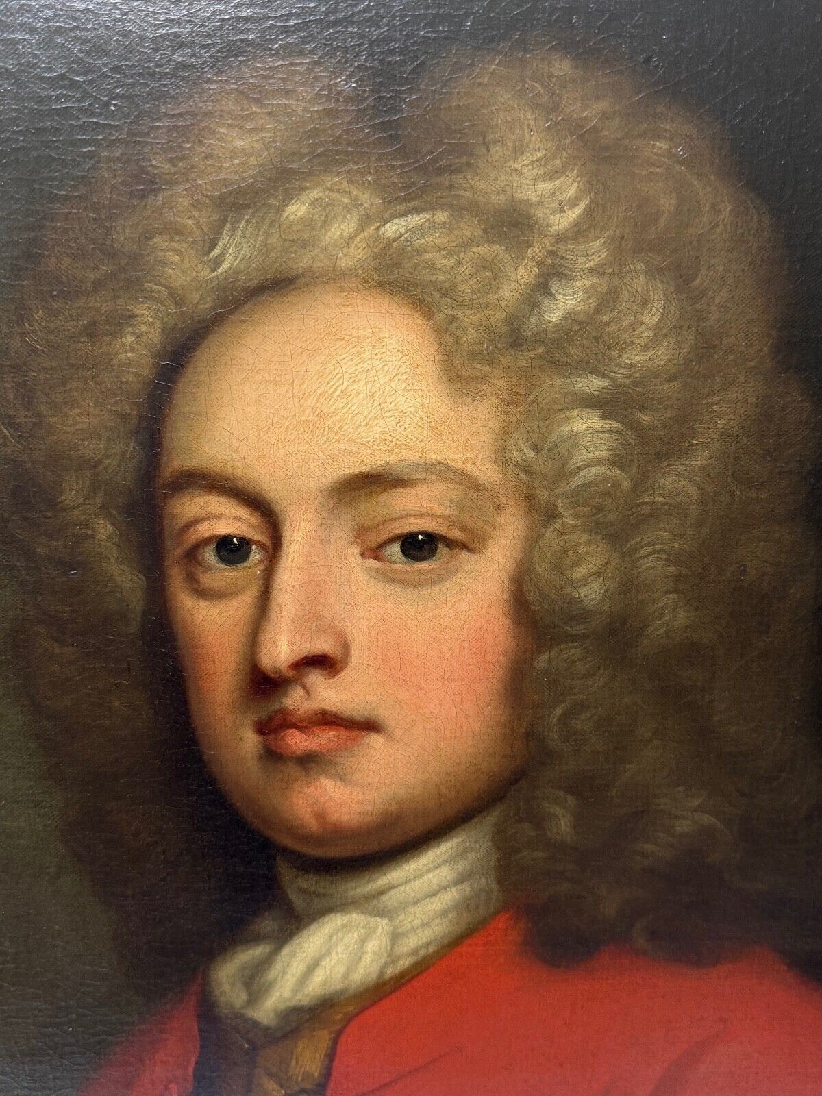 Georgian Scottish Military Portrait Sir James Campbell C.1720 photo vintage